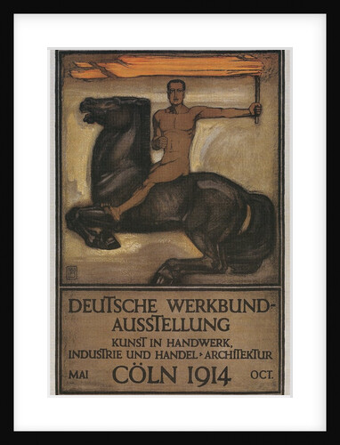 Poster for German Domestic Arts Exhibition by Anonymous