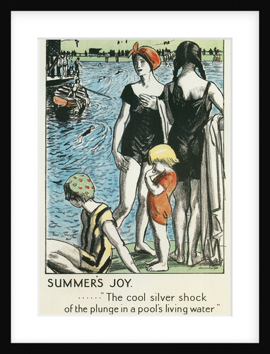 Summer's Joy, Swimming by Anonymous