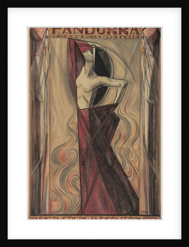 Art Nouveau Pandorra Playbill by Anonymous