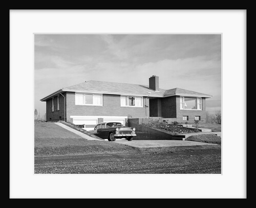 Newly constructed suburban home in Washington State, ca. 1957 by Anonymous