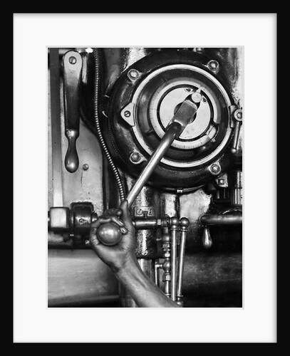 Industrial worker with a drill press in Pennsylvania, ca. 1912 by Anonymous