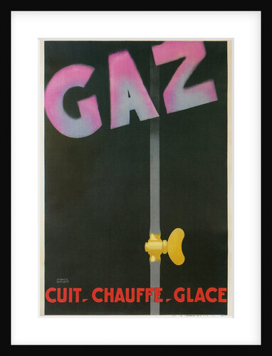 French Advertisement for Gaz, Utility Service by Anonymous