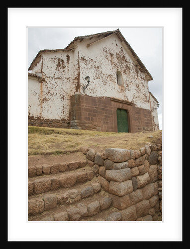 Chinchero, Peru catholic church built on Inca foundation by Anonymous