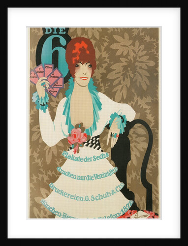 The Six, Advertisement for German Poster Company by Anonymous