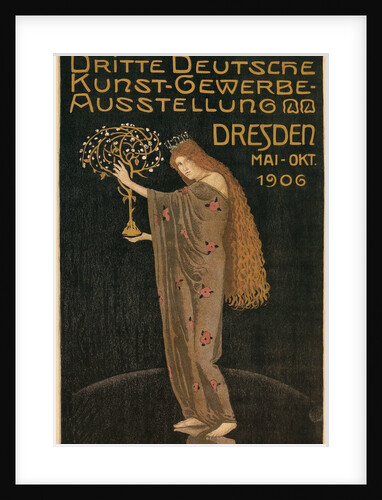 Poster for Dresden Art Exhibition by Anonymous