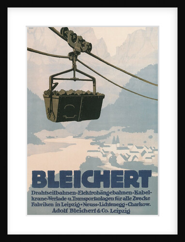Bleichert Coal Tram Advertisement by Anonymous