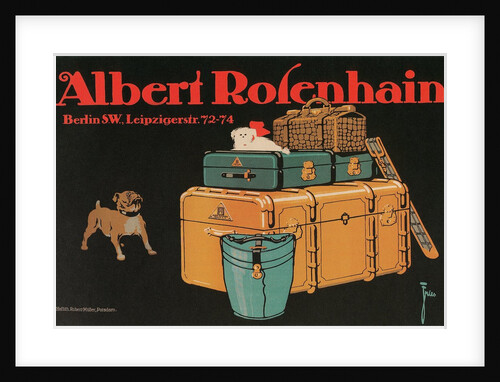Poster for Albert Rosenhain Trunk by Anonymous