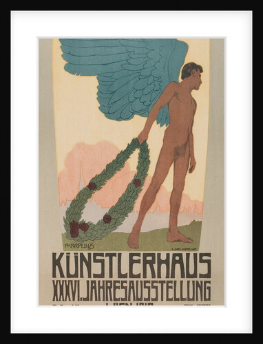 Poster for Vienna Art Exhibition, 1910 by Anonymous