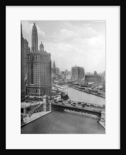 Downtown Chicago view looking west, ca. 1928 by Anonymous
