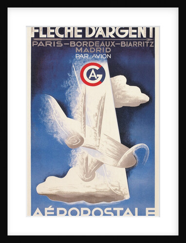 Poster for Silver Arrow Airmail by Anonymous