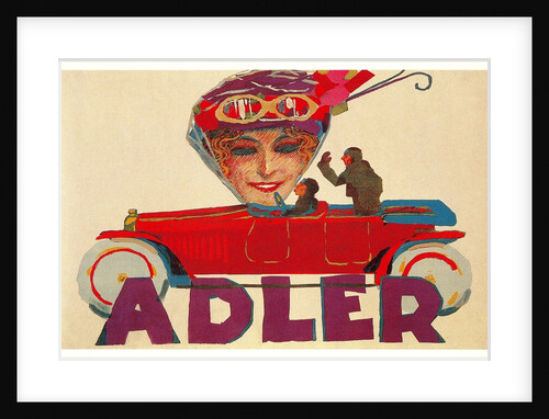Poster for Adler Motorcars by Anonymous