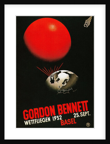 Poster for Swiss Air Show by Anonymous