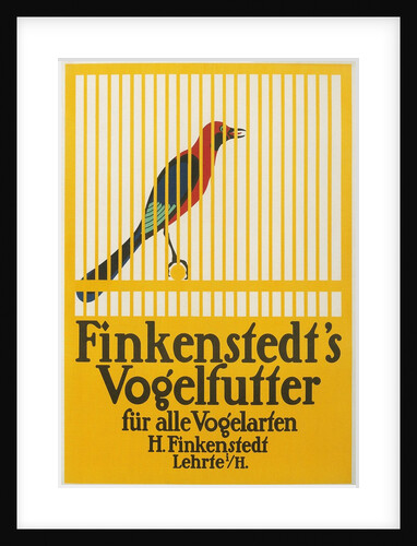 Finkenstedt's Birdseed Poster by Anonymous