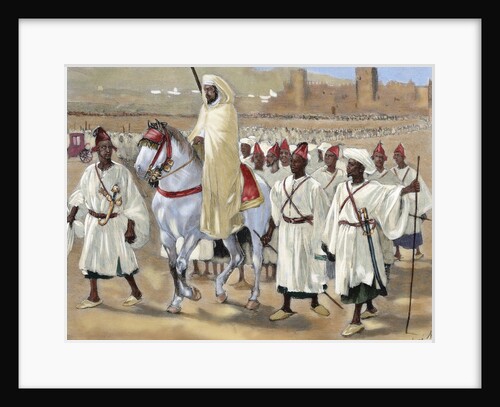 Hassan I (1836-1894). Sultan of Morocco (1873-1894) by Anonymous