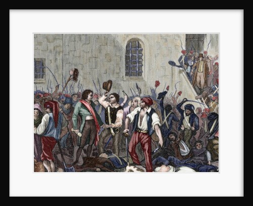 French Revolution. Execution of clerics and prisoners by members of the Paris Commune by Anonymous