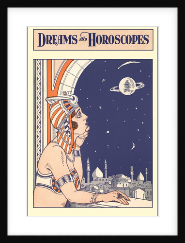 Dreams and Horoscopes, Stargazing Woman by Anonymous