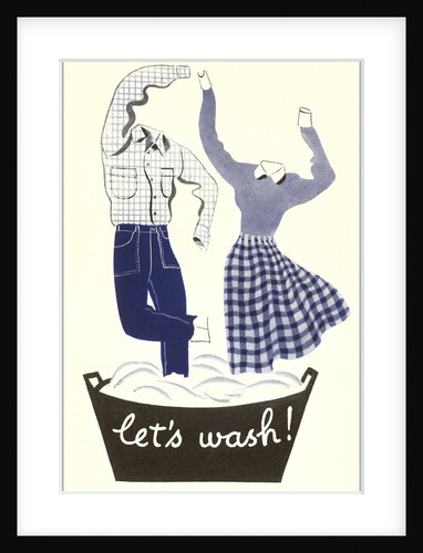 Let's Wash! Dancing Laundry by Anonymous