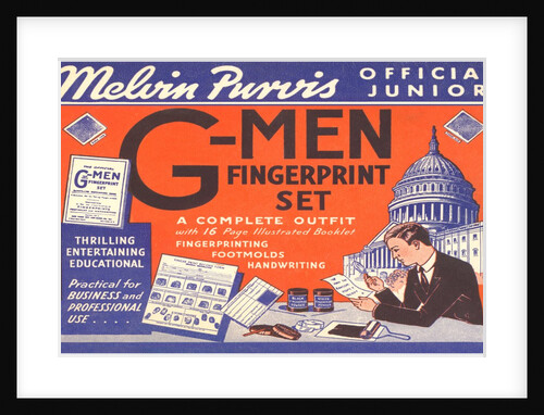 Junior G-Men Fingerprint Set by Anonymous