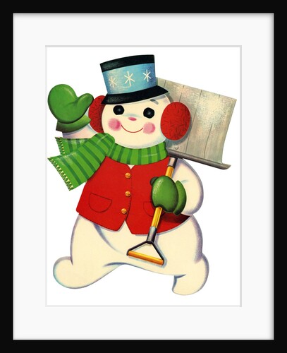 1950s Snowman by Anonymous