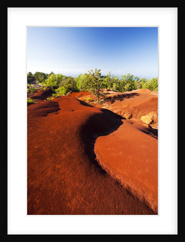 Red earth area of the Waimea Canyon by Anonymous