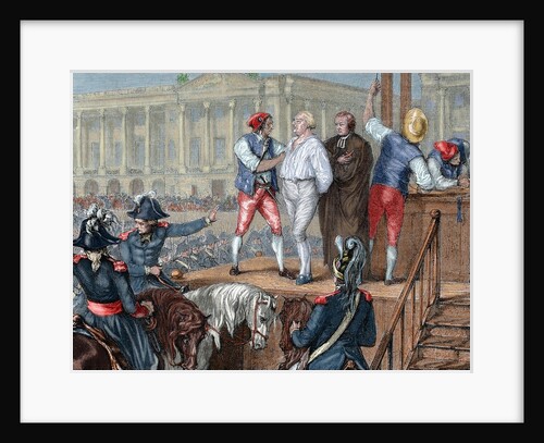 French Revolution. Execution of King Louis XVI (1754-1793) by Anonymous