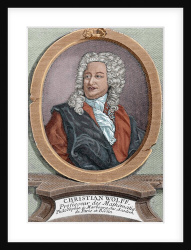 Christian Wolff (1679-1754). German philosopher by Anonymous