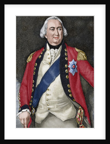 Charles Cornwallis, 1st Marquess Cornwallis (1738-1805). Engraving. Colored by Anonymous