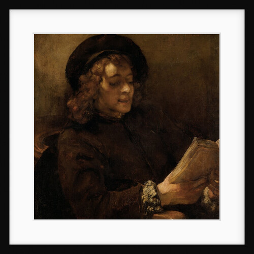 Titus van Rijn, the Artist's Son, Reading by Rembrandt van Rijn