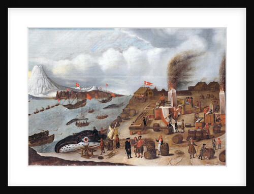 Danish Whaling Station by Abraham Speeck
