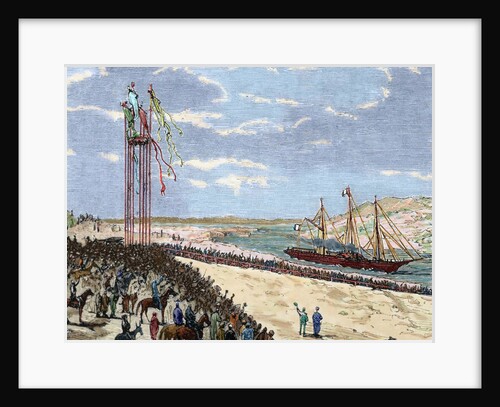 Arrival of the 'Eagle' to Ismailia by Anonymous