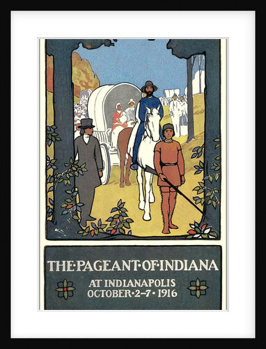 Pageant of Indiana poster by Anonymous