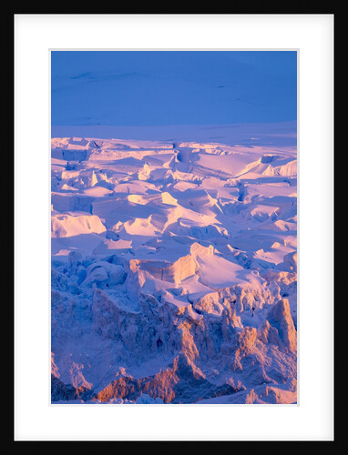 Midnight sun lights glacier, Antarctica by Anonymous