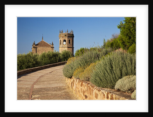 San Mateo Church seen from Burgalimar Castle in Andalusia, Spain by Anonymous
