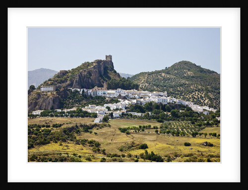The whitewashed village of Zahara de la Sierra, Spain by Anonymous