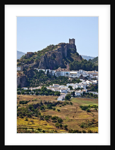 The whitewashed village of Zahara de la Sierra, Spain by Anonymous