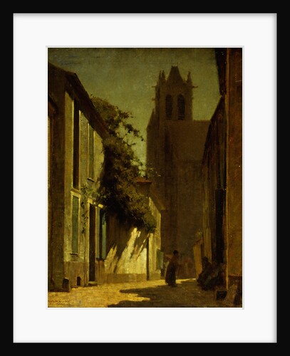 Street Scene, Moret by Frederick John Mulhaupt