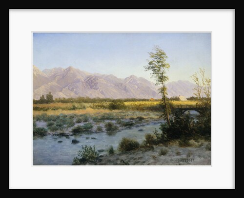 Prairie Landscape by Albert Bierstadt