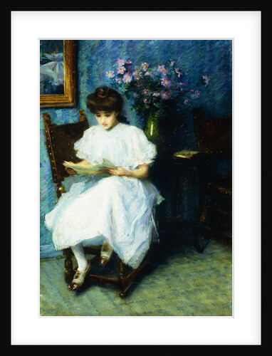 Reading in the Parlor by Anonymous