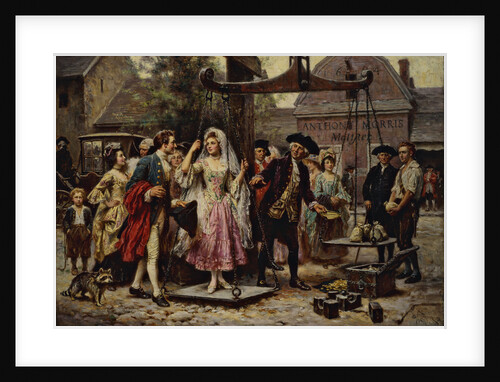 Her Weight in Gold by Jean Leon Gerome Ferris