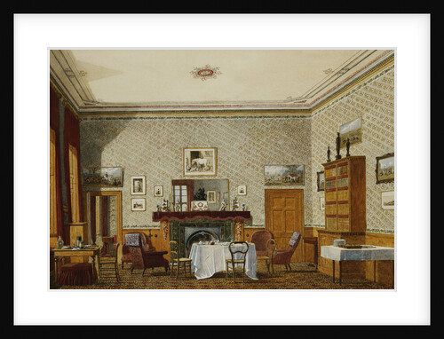 The Interior of a Room, Christ Church, Oxford by George Pyne
