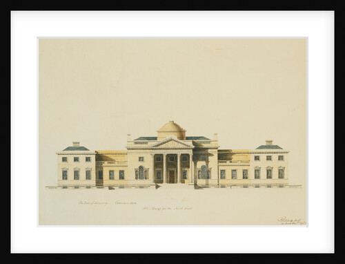 Two Projects for the Earl of Ailsbury's House, Tottenham Park, Wiltshire by Peter Frederick Robinson