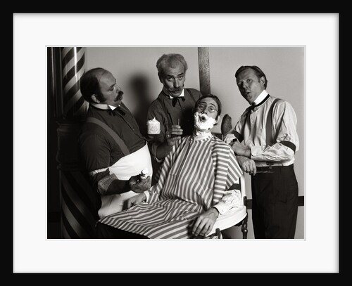 1970s 19th century style barbershop quartet singing together by Anonymous