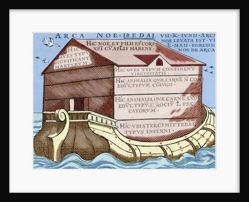 Noah's Ark in 'De Linguis gentium, libellum' by Anonymous