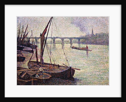 The Thames at Vauxhall Bridge by Maximilien Luce