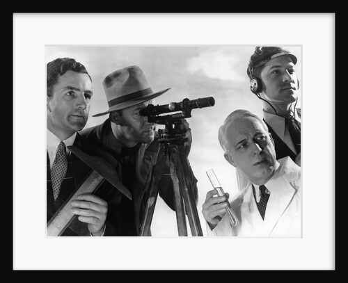 1950s male professionals by Anonymous