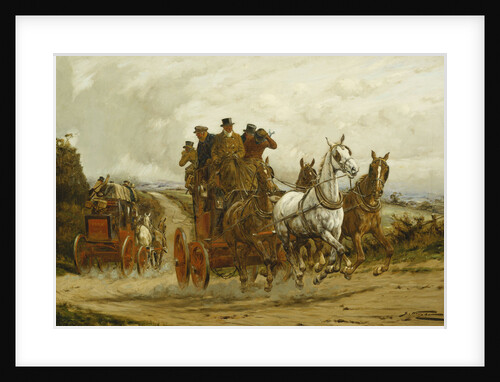 The London to York Stagecoaches by George Wright