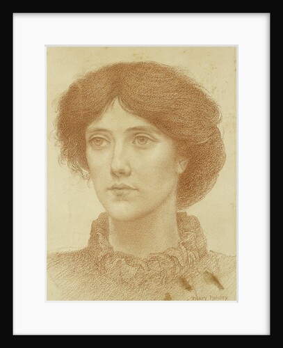 Portrait of Mrs Wheeler, Bust Length by Henry Holiday