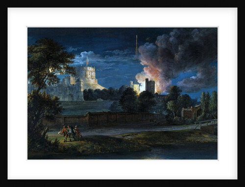 Windsor Castle from Datchet Lane on a Rejoicing Night by Paul Sandby