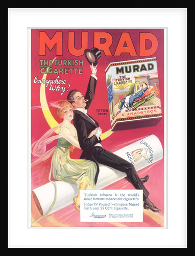 Murad Turkish Cigarette Advertisement by Anonymous