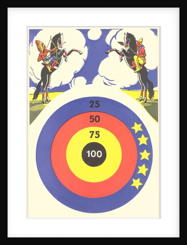 Cowboy and Indian Target Practice by Anonymous